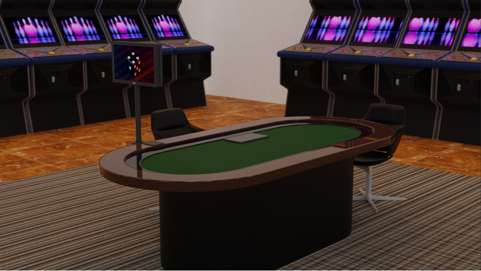 Casino Double-Sided Monitor