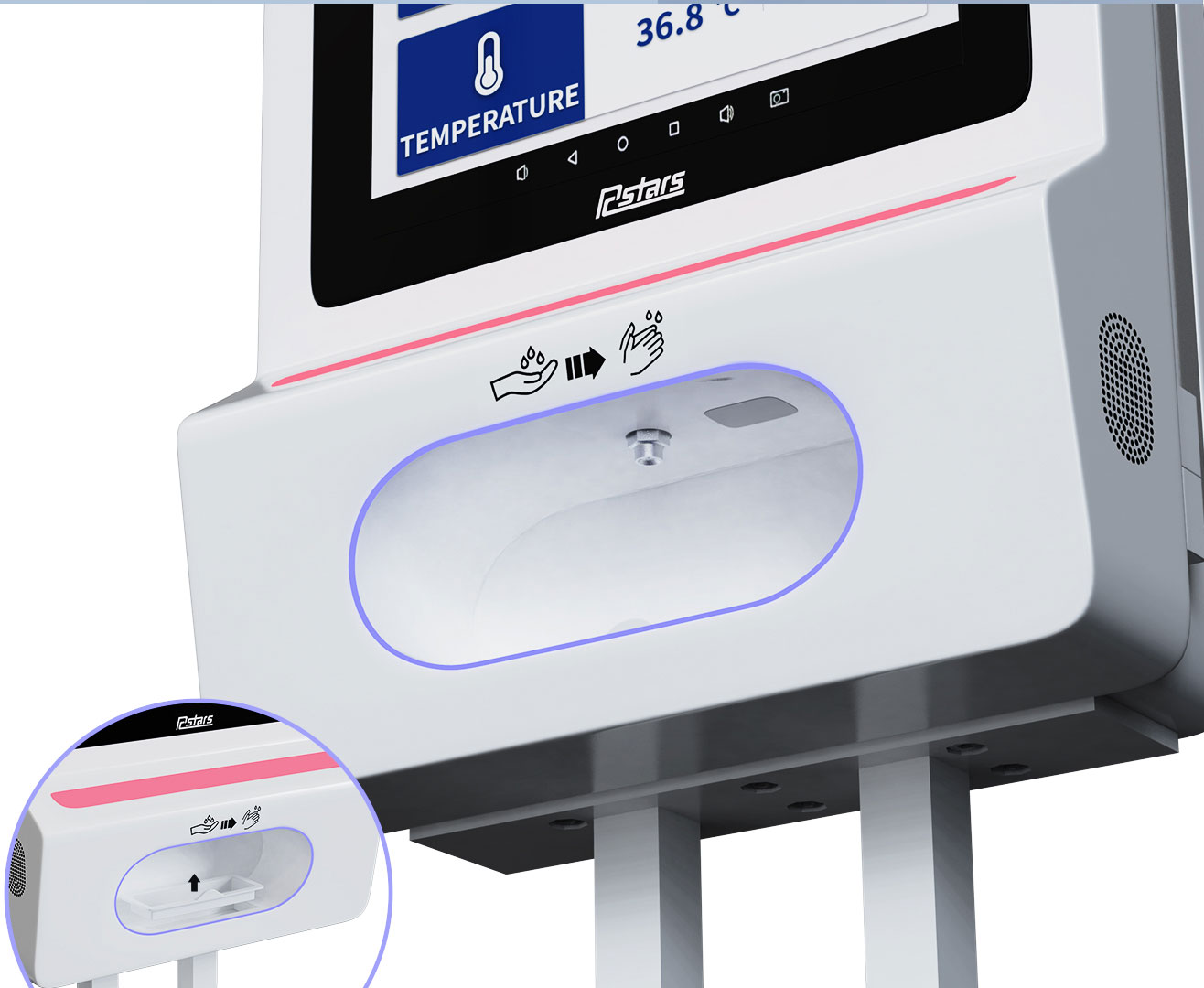 Automatic<br>   Hand Sanitizer Display  Automatic<br>   Hand Sanitizer Display