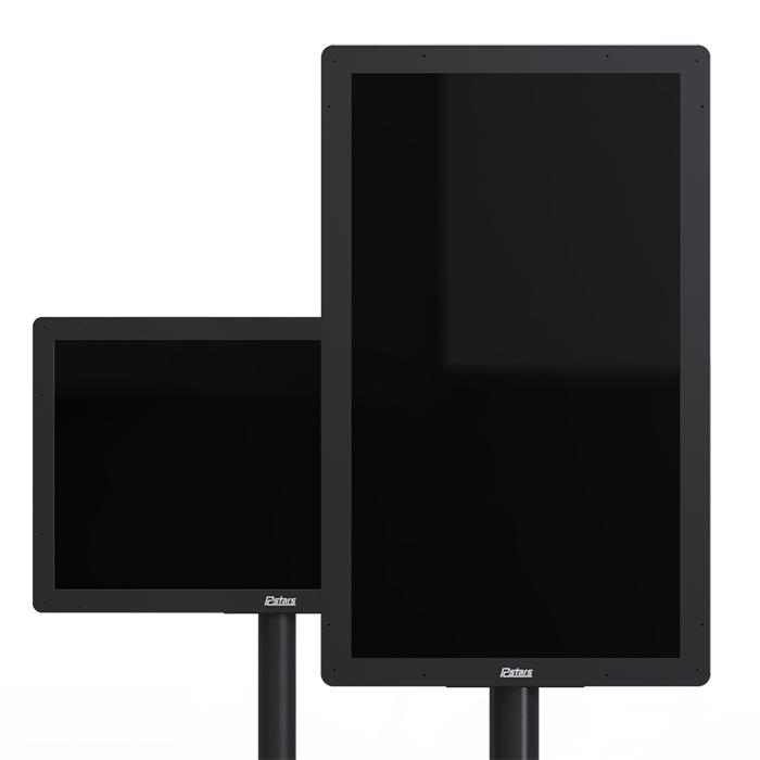 Doule sided display design